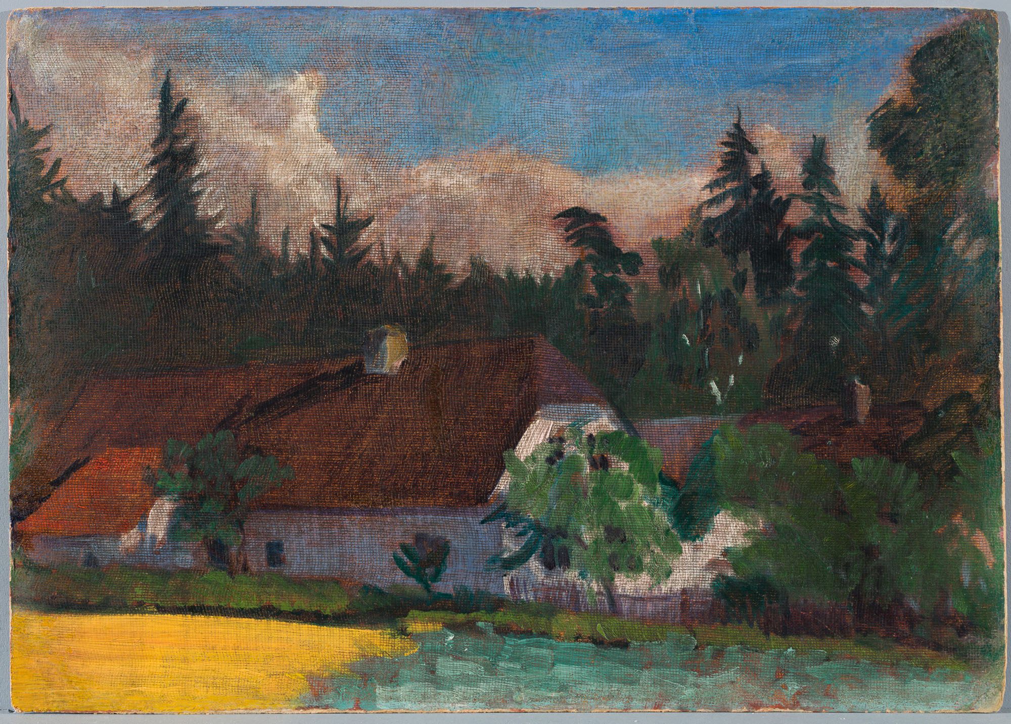 Cottage in forest